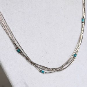 Sterling Silver Liquid Silver Necklace